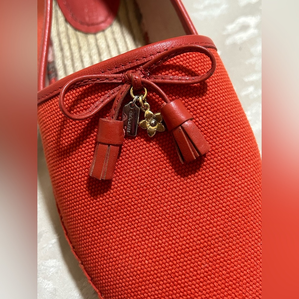 Coach canvas espadrilles